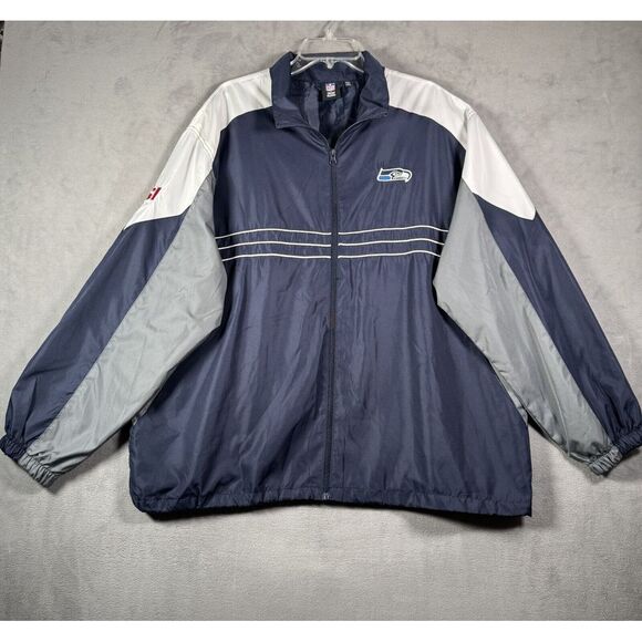 Reebok Other - Seattle Seahawks Jacket Mens XXL Reebok NFL Team‎ Apparel Full Zip Windbreaker